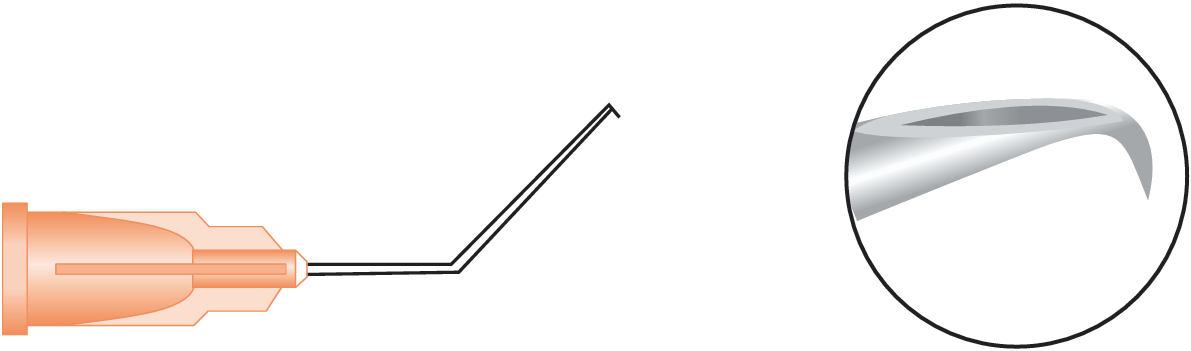 Irrigating Cystotome Angled